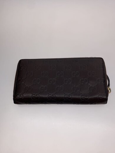商品画像：長財布_グッチシマ/レザー/BRW/メンズ 2