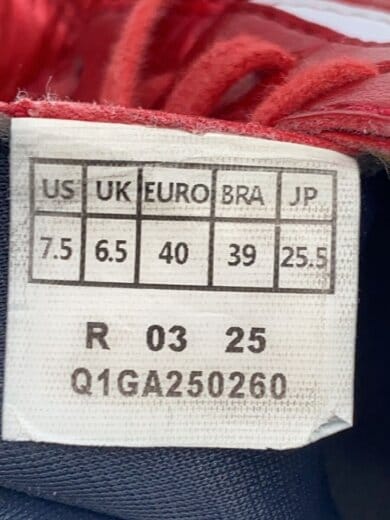 商品画像：フットサルシューズ/25.5cm/RED/Q1GA250260 5