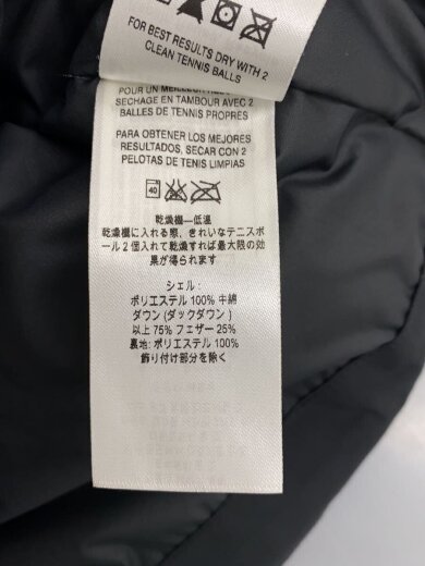 商品画像：ダウンジャケット/XS/ポリエステル/BLK/無地/27920 4