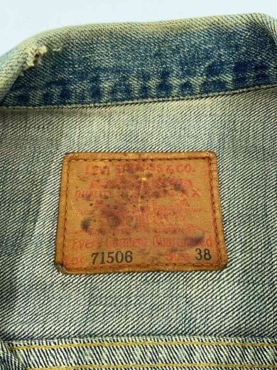 商品画像：Gジャン/38/コットン/BLU/無地/71506XX 3