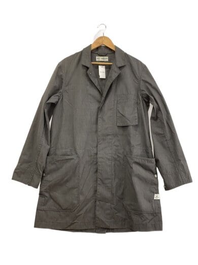 商品画像：ステンカラーコート/L/ポリエステル/GRY 1