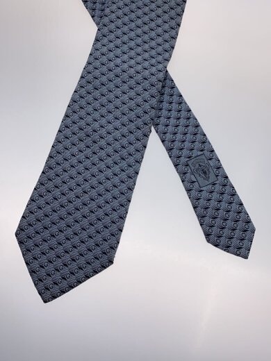 商品画像：ネクタイ/シルク/GRY/総柄/メンズ 2