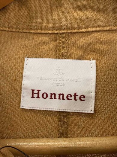 商品画像：半袖ワンピース/FREE/リネン/CML/無地/HO-20SS OP5 3