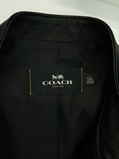 商品画像：シングルライダースジャケット/S/レザー/BLK/F33779 3