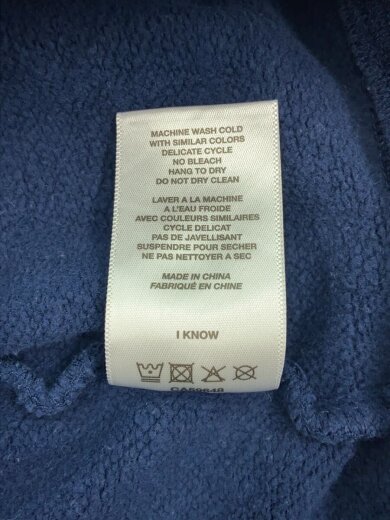 商品画像：スウェット/M/コットン/NVY/無地 5