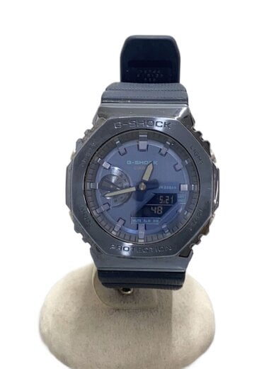 商品画像：クォーツ腕時計_G-SHOCK/アナログ/ラバー/NVY/NVY 1