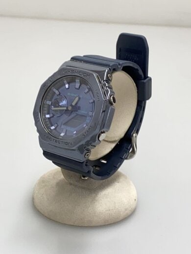 商品画像：クォーツ腕時計_G-SHOCK/アナログ/ラバー/NVY/NVY 2