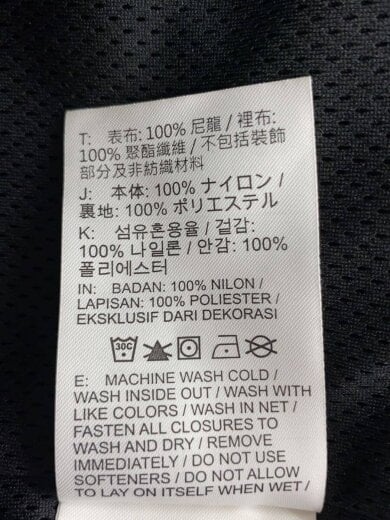 商品画像：ナイロンジャケット/S/ナイロン/BLK/FN4537-010// 4