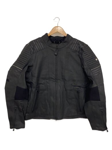 商品画像：シングルライダースジャケット/XL/コットン/BLK/97104-20VM// 1