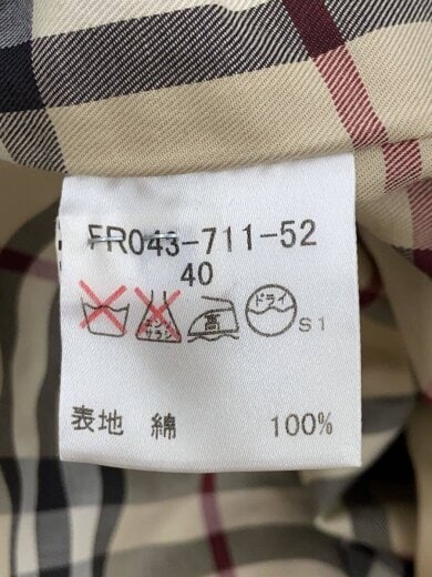 商品画像：コート/40/コットン/BEG/無地/FR043-711-52// 5