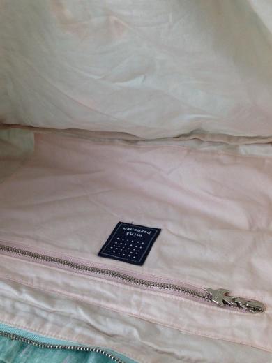 画像：mina perhonendandelion/ショルダーバッグ/コットン/GRN/総柄/rs96035