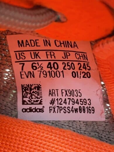 商品画像：オリジナルス/YEEZY BOOST 350 V2/イージーブースト 350 V2/グレー/FX9035/25c 5