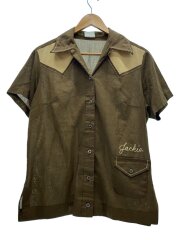 半袖シャツ/38/ポリエステル/BRW