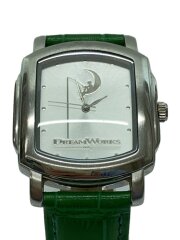 DREAMWORKS/腕時計/アナログ/レザー/SLV/GRN/00s