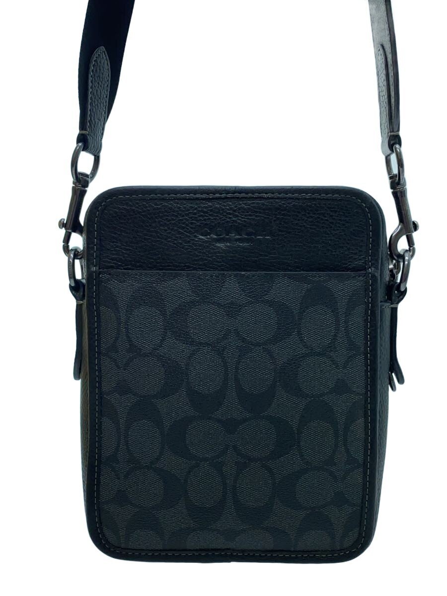 COACH / サリバン・クロスボディ_シグネチャー/レザー/BLK