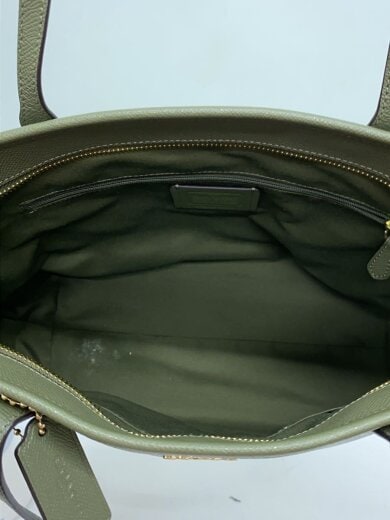 画像：COACHトートバッグ/レザー/KHK/F588466