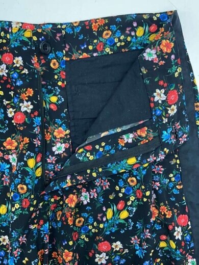 商品画像：SIDE LINE WIDE PANTS/ボトム/1/ポリエステル/マルチカラー/花柄/mey-1620 3