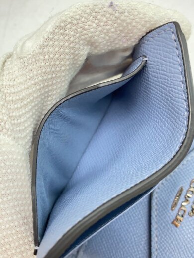 商品画像：2つ折り財布/レザー/BLU/レディース 5