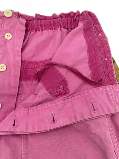 商品画像：パッチワークイージーパンツ/one/サスペンダー付き/PNK/TYZ1022102A0006 3