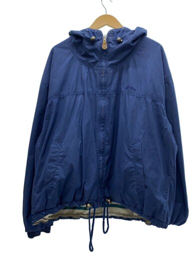 商品画像：ナイロンジャケット/XXL/コットン/BEG/ボーダー/M649/リバーシブル 3