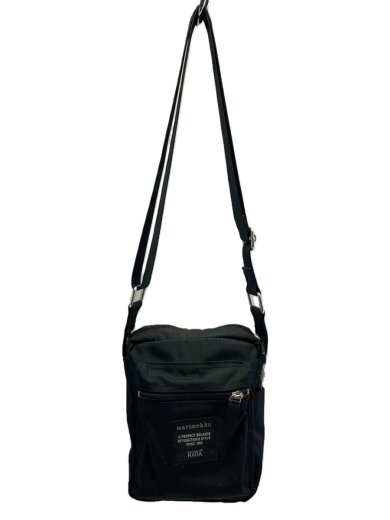 画像：marimekkoショルダーバッグ/ナイロン/BLK/無地/0269921