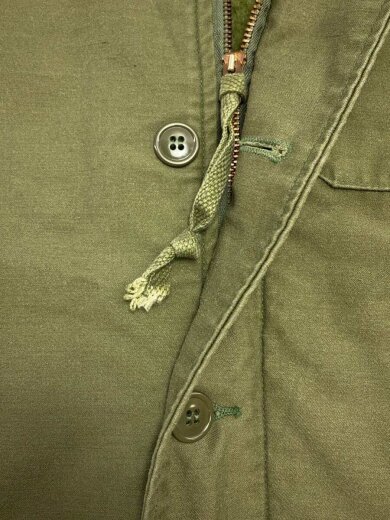 画像：US.NAVYユーエスネイビー/A-2/後期型/デッキジャケット/コットン/カーキ/無地6