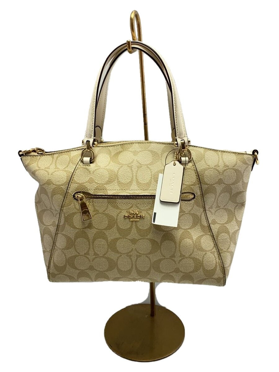 COACH / コーチ/79998/シグネチャー/ハンドバッグ/ベージュ/総柄//