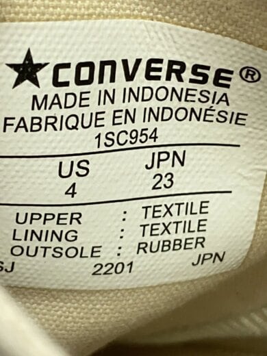 商品画像：コンバース/ローカットスニーカー/23cm/ベージュ 5