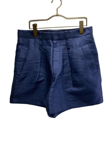 SHORT TROUSERS/ショートパンツ/2/リネン/NVY/無地/TA22SS-PT220