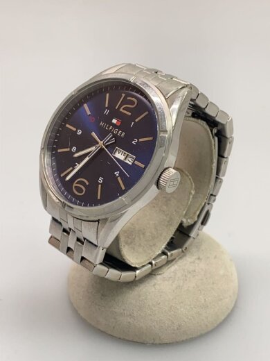 商品画像：クォーツ腕時計/アナログ/ステンレス/NVY/SLV 2