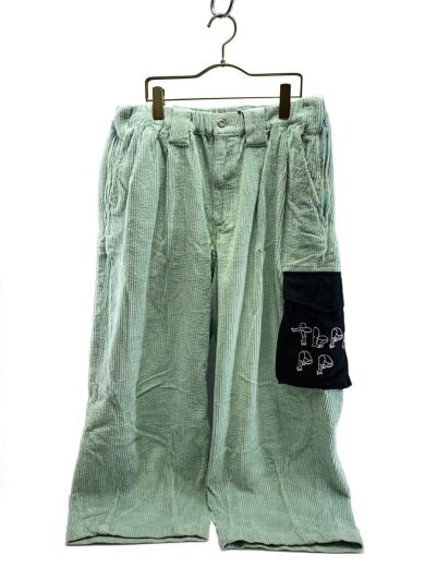 商品画像：ボトム/L/コットン/グリーン/無地 1