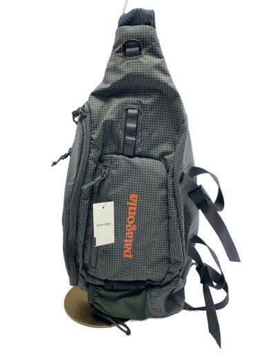 画像：patagoniaフィッシングバッグ/ショルダーバッグ/ナイロン/グレー/チェック/481561