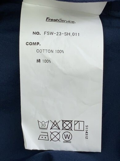 商品画像：UTILITY L/S B.D SHIRT/長袖シャツ/L/ポリエステル/ネイビー/FSC242-50005B 4