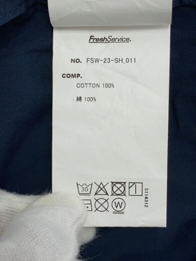 商品画像：UTILITY B.D SHIRT/長袖シャツ/L/コットン/ネイビー/無地/FSW-23-SH_011 4