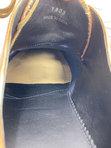 商品画像：ドレスシューズ/26cm/BRW/レザー/ストレートチップ 5