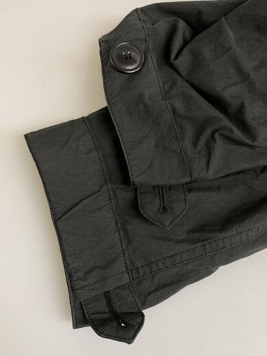 商品画像：コート/L/コットン/BLK/無地/22AW-001CO 5