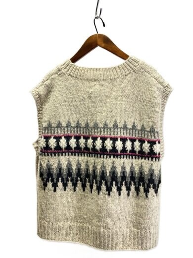 商品画像：ノルディックハンドニットベスト/--/ウール/マルチカラー/25-080-914-1020-4 2