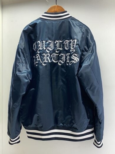 商品画像：WACK/スタジャン/L/ポリエステル/ネイビー 2