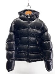 パフダウン/ダウンジャケット/44/--/BLK/無地