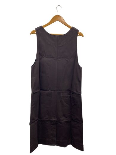 商品画像：ノースリーブワンピース/2/コットン/BRW/無地/595-4156500 2