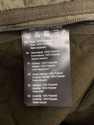 商品画像：キルティングベスト/S/ポリエステル/GRN/無地/MLI0002/polarquilt waistcoat 4