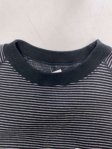 商品画像：スウェット/M/コットン/BLK/ボーダー/AW24BRENCT01NTL 7