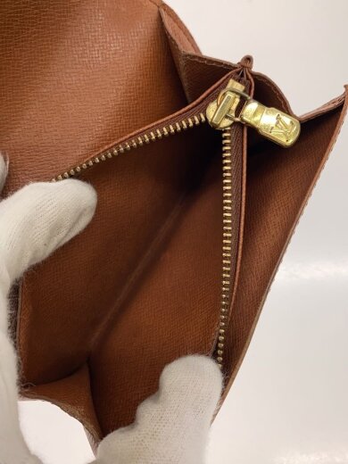 商品画像：M61735/2つ折り財布/ブラウン/総柄/レディース 5