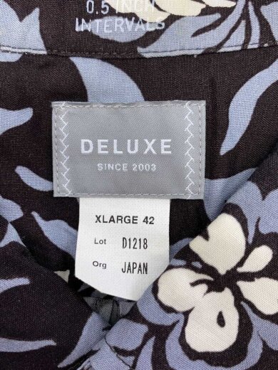 商品画像：D1218/アロハシャツ/XL/レーヨン/BRW/総柄 3