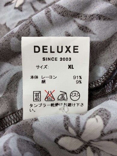 商品画像：D1218/アロハシャツ/XL/レーヨン/BRW/総柄 4