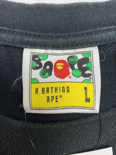 商品画像：Tシャツ/L/コットン/BLK 3