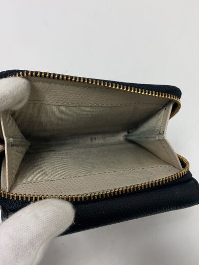 商品画像：TAW05-02/3つ折り財布/レザー/BLK/無地/レディース 6