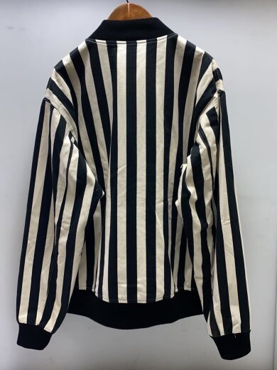 商品画像：STRIPE VARSITY JACKET/ジャケット/XL/コットン/WHT/ストライプ// 2