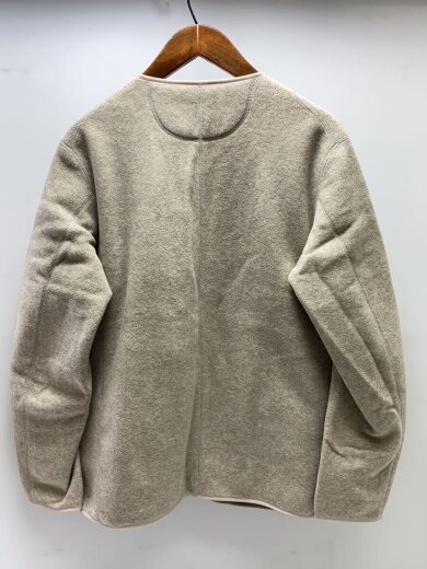商品画像：FLEECE COLLARLESS JACKET/JD-8939/フリースジャケット/42/ポリエステル/BEG// 2