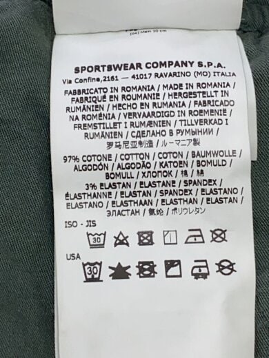 商品画像：Supima Cotton Twill Stretch-TC Cargo Pants/32/GRN/801530510 5